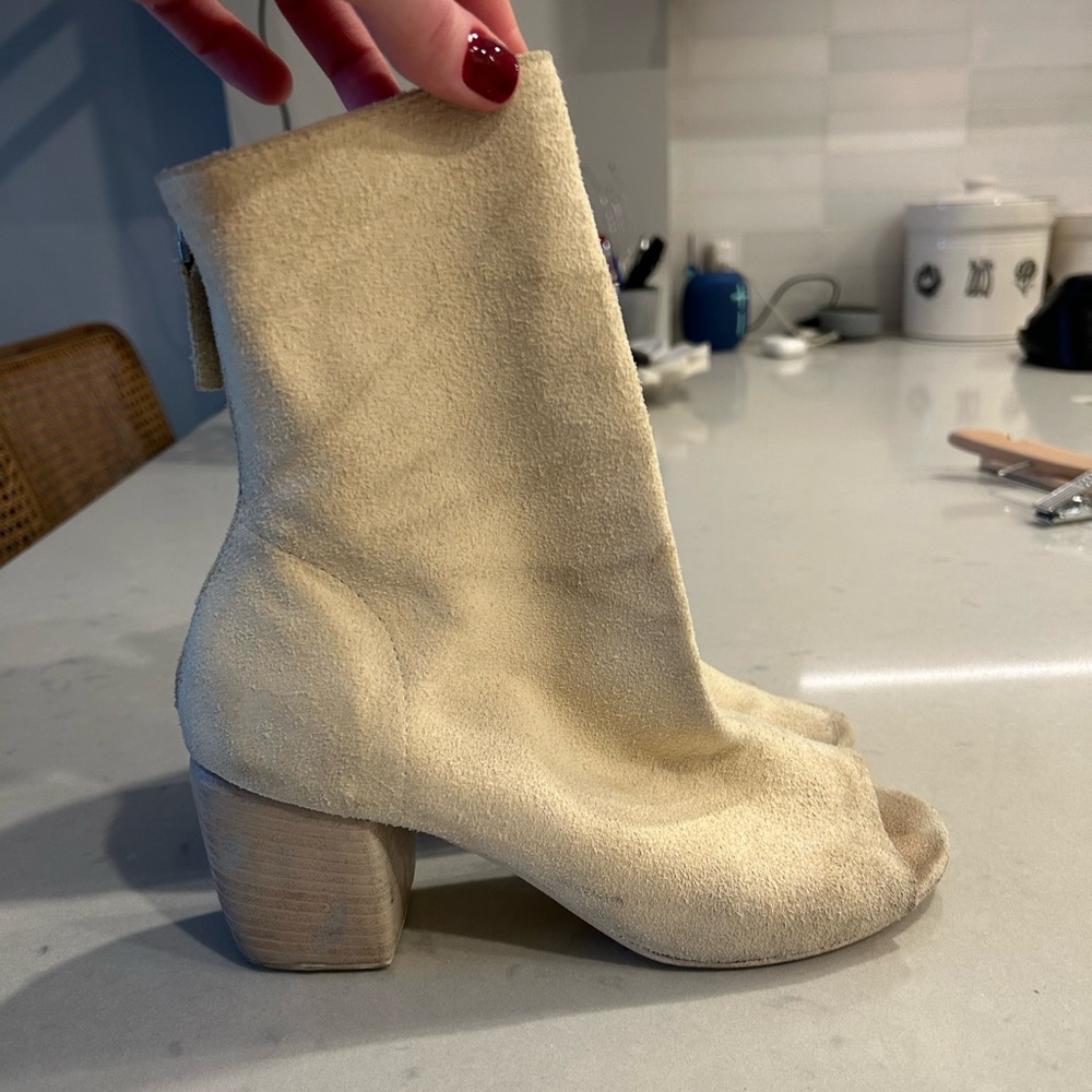 Marsell Peep Toe Heeled Boots